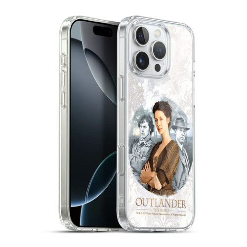 Outlander Portraits Claire, Jamie & Frank Soft Gel Case for Apple iPhone 16 Pro Max & MagSafe