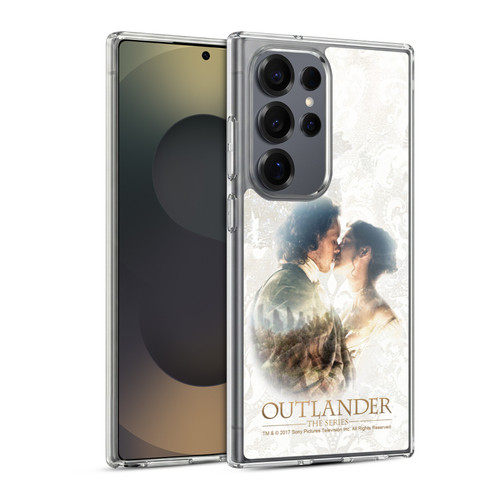 Outlander Portraits Claire & Jamie Kiss Soft Gel Case for Samsung Galaxy S25 Ultra & MagSafe