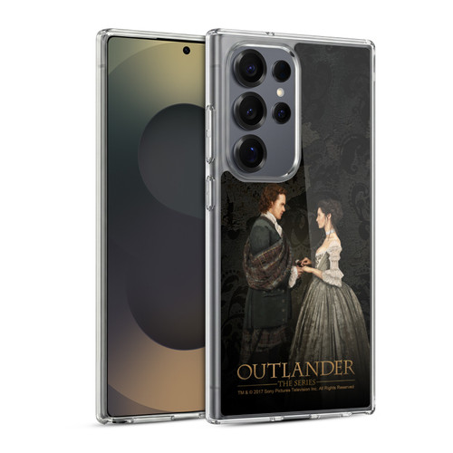 Outlander Portraits Claire & Jamie Painting Soft Gel Case for Samsung Galaxy S25 Ultra & MagSafe
