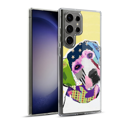 Michel Keck Dogs Yellow Lab Soft Gel Case for Samsung Galaxy S23 Ultra 5G & MagSafe