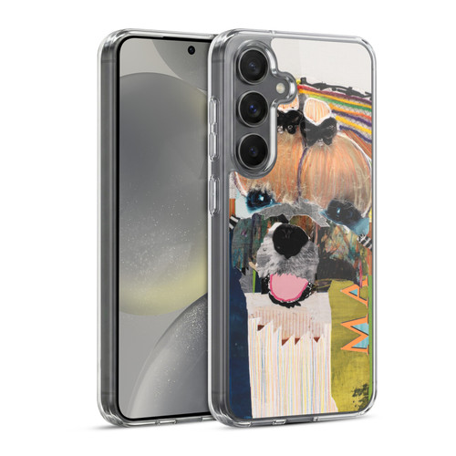 Michel Keck Dogs Maltese Soft Gel Case for Samsung Galaxy S24 5G & MagSafe