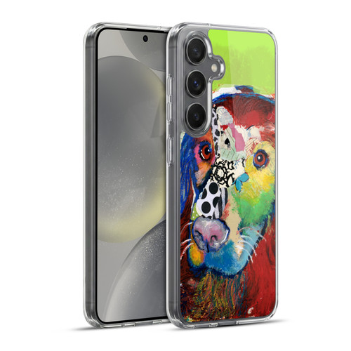 Michel Keck Dogs Irish Setter Soft Gel Case for Samsung Galaxy S24+ 5G & MagSafe