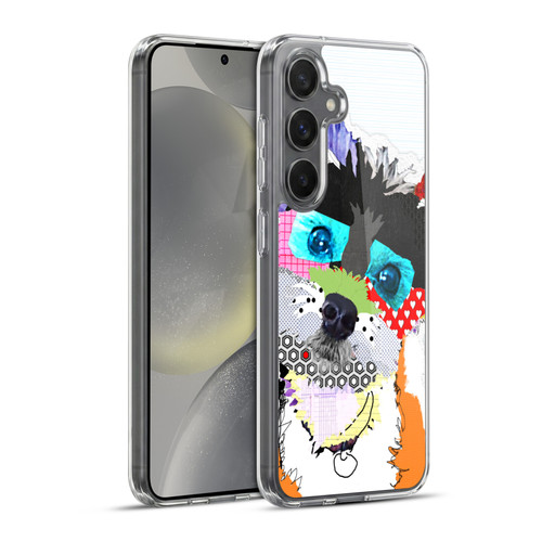 Michel Keck Dogs Snorkie Soft Gel Case for Samsung Galaxy S24+ 5G & MagSafe