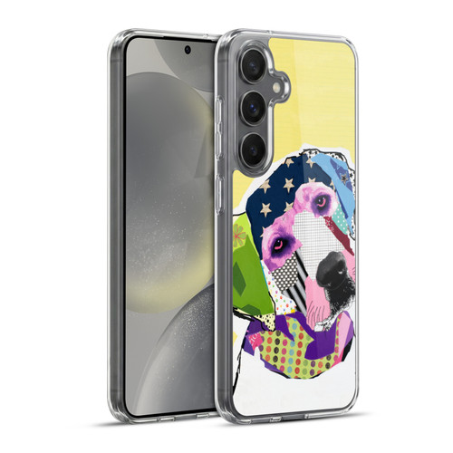 Michel Keck Dogs Yellow Lab Soft Gel Case for Samsung Galaxy S24+ 5G & MagSafe