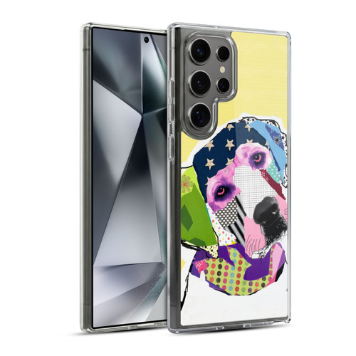 Michel Keck Dogs Yellow Lab Soft Gel Case for Samsung Galaxy S24 Ultra 5G & MagSafe