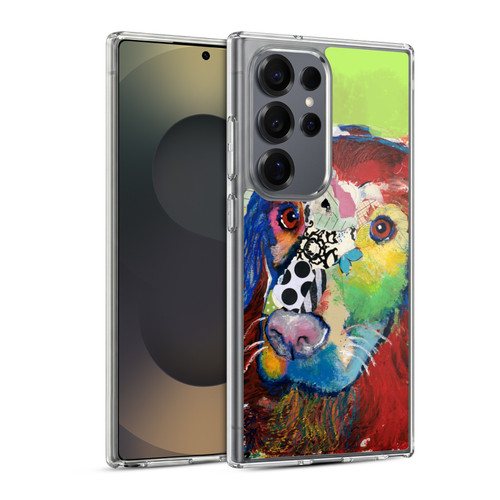 Michel Keck Dogs Irish Setter Soft Gel Case for Samsung Galaxy S25 Ultra & MagSafe