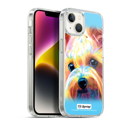 P.D. Moreno Dogs Puppy 3 Soft Gel Case for Apple iPhone 14 Plus & MagSafe