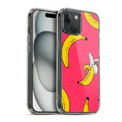 Haroulita Fruits Bananas Soft Gel Case for Apple iPhone 15 Plus & MagSafe