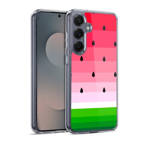 Haroulita Fruits Watermelon Soft Gel Case for Samsung Galaxy S25 & MagSafe