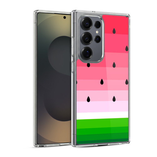 Haroulita Fruits Watermelon Soft Gel Case for Samsung Galaxy S25 Ultra & MagSafe