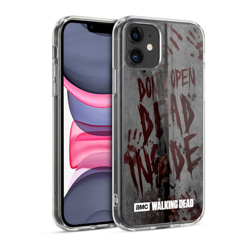 AMC The Walking Dead Typography Dead Inside Soft Gel Case for Apple iPhone 11