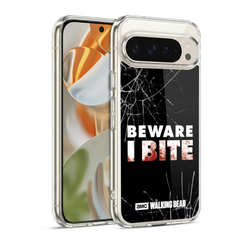 AMC The Walking Dead Typography I Bite Soft Gel Case for Google Pixel 9 / Pixel 9 Pro