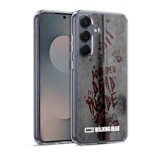 AMC The Walking Dead Typography Dead Inside Soft Gel Case for Samsung Galaxy S25 & MagSafe