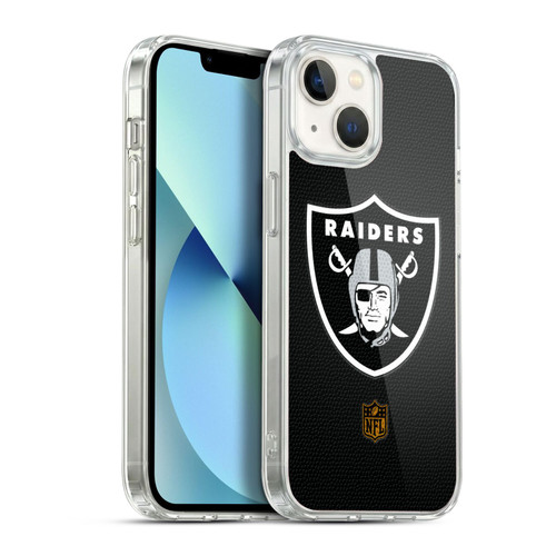 NFL Las Vegas Raiders Logo Football Soft Gel Case for Apple iPhone 13