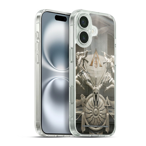 Assassin's Creed Odyssey Key Art Sculpture Soft Gel Case for Apple iPhone 16 Plus & MagSafe