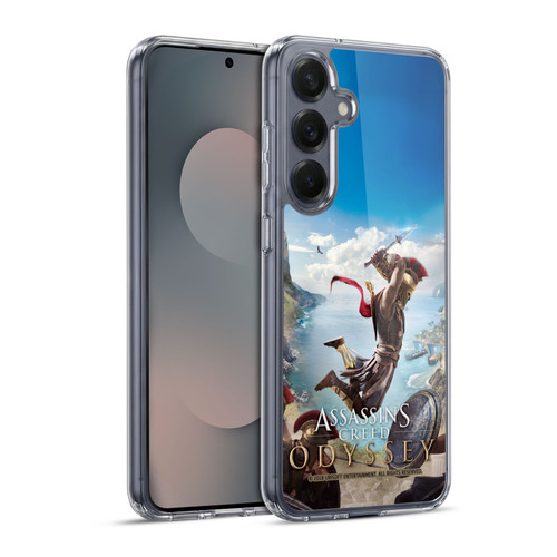 Assassin's Creed Odyssey Key Art Alexios Jump Soft Gel Case for Samsung Galaxy S25+ & MagSafe