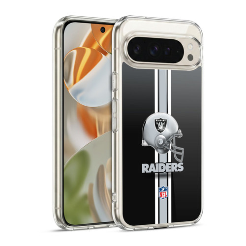 NFL Las Vegas Raiders Logo Helmet Soft Gel Case for Google Pixel 9 / Pixel 9 Pro