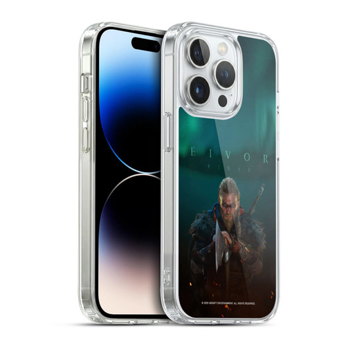 Assassin's Creed Valhalla Key Art Male Eivor Poster Soft Gel Case for Apple iPhone 14 Pro & MagSafe