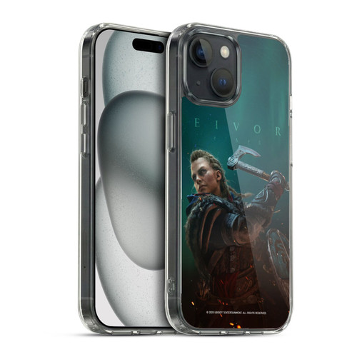 Assassin's Creed Valhalla Key Art Female Eivor Poster Soft Gel Case for Apple iPhone 15 & MagSafe