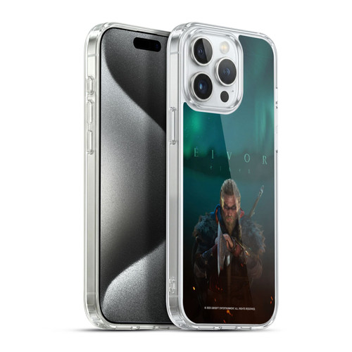 Assassin's Creed Valhalla Key Art Male Eivor Poster Soft Gel Case for Apple iPhone 15 Pro Max & MagSafe