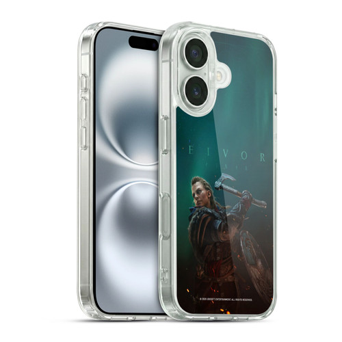 Assassin's Creed Valhalla Key Art Female Eivor Poster Soft Gel Case for Apple iPhone 16 & MagSafe