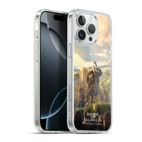 Assassin's Creed Valhalla Key Art Female Eivor Raid Leader Soft Gel Case for Apple iPhone 16 Pro Max & MagSafe