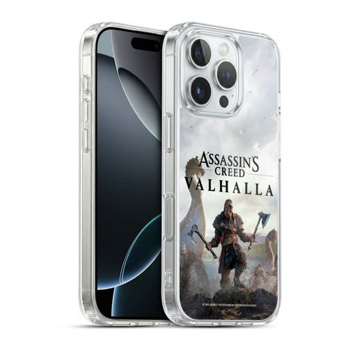 Assassin's Creed Valhalla Key Art Male Eivor Soft Gel Case for Apple iPhone 16 Pro & MagSafe