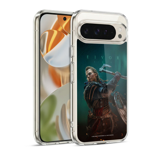Assassin's Creed Valhalla Key Art Female Eivor Poster Soft Gel Case for Google Pixel 9 / Pixel 9 Pro