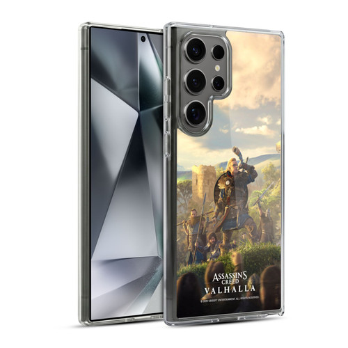 Assassin's Creed Valhalla Key Art Female Eivor Raid Leader Soft Gel Case for Samsung Galaxy S24 Ultra 5G & MagSafe