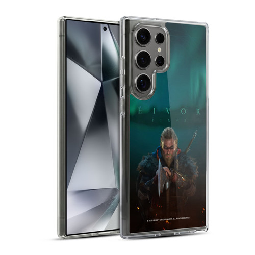Assassin's Creed Valhalla Key Art Male Eivor Poster Soft Gel Case for Samsung Galaxy S24 Ultra 5G & MagSafe