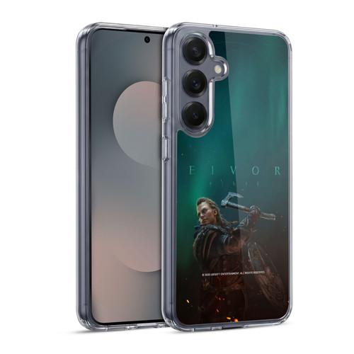 Assassin's Creed Valhalla Key Art Female Eivor Poster Soft Gel Case for Samsung Galaxy S25 & MagSafe