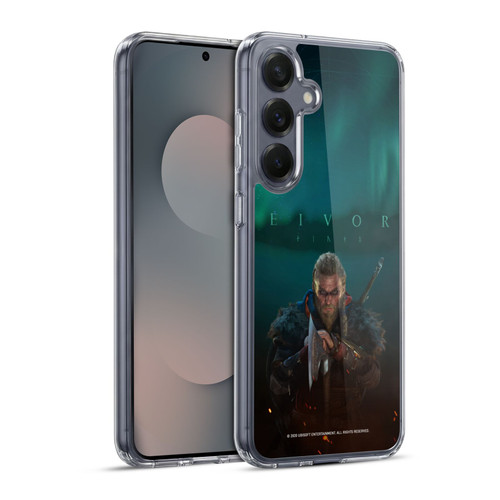 Assassin's Creed Valhalla Key Art Male Eivor Poster Soft Gel Case for Samsung Galaxy S25+ & MagSafe