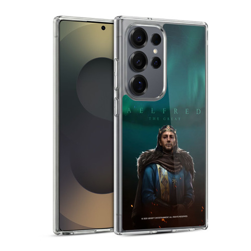 Assassin's Creed Valhalla Key Art Alfred The Great Soft Gel Case for Samsung Galaxy S25 Ultra & MagSafe