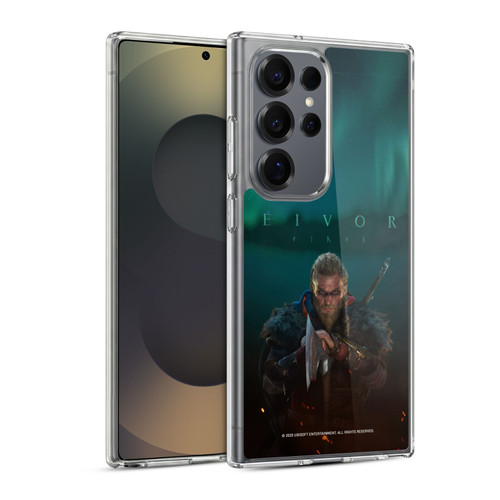 Assassin's Creed Valhalla Key Art Male Eivor Poster Soft Gel Case for Samsung Galaxy S25 Ultra & MagSafe