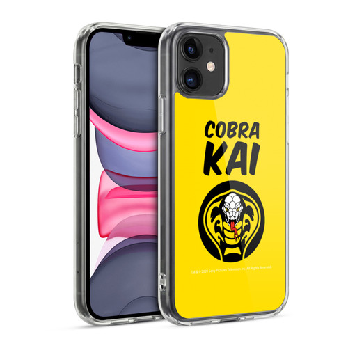 Cobra Kai Composed Art Logo 2 Soft Gel Case for Apple iPhone 11