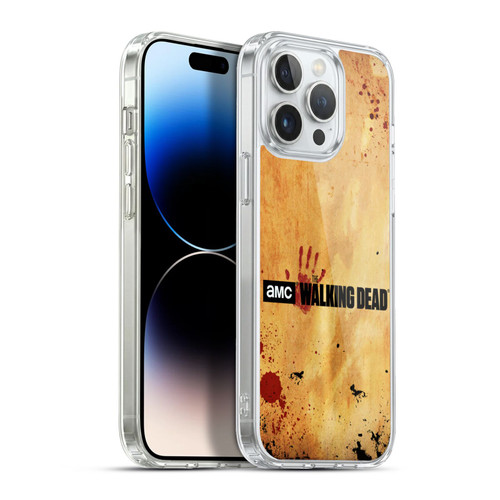 AMC The Walking Dead Logo Horizontal Soft Gel Case for Apple iPhone 13 Pro Max & MagSafe