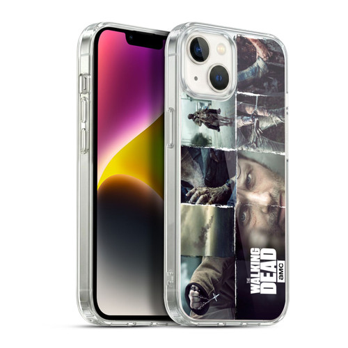 AMC The Walking Dead Logo Key Art Horizontal Soft Gel Case for Apple iPhone 14 Plus & MagSafe