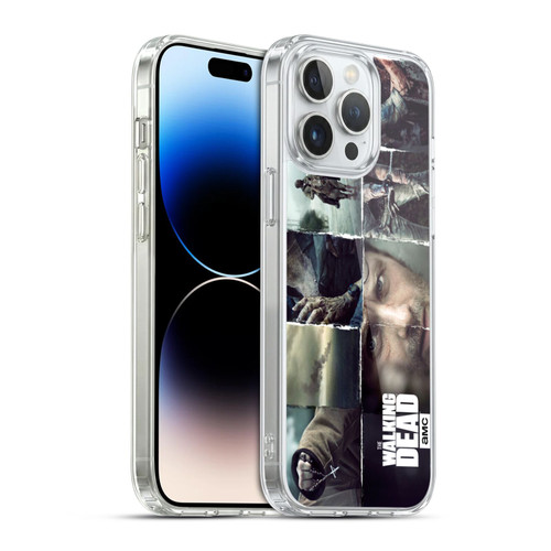AMC The Walking Dead Logo Key Art Horizontal Soft Gel Case for Apple iPhone 14 Pro Max & MagSafe
