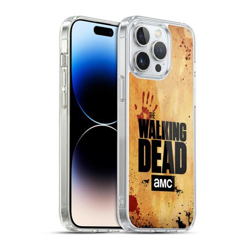 AMC The Walking Dead Logo Stacked Soft Gel Case for Apple iPhone 14 Pro Max & MagSafe