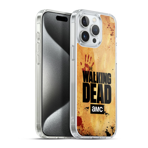AMC The Walking Dead Logo Stacked Soft Gel Case for Apple iPhone 15 Pro Max & MagSafe
