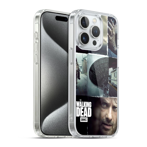 AMC The Walking Dead Logo Key Art Vertical Soft Gel Case for Apple iPhone 15 Pro & MagSafe