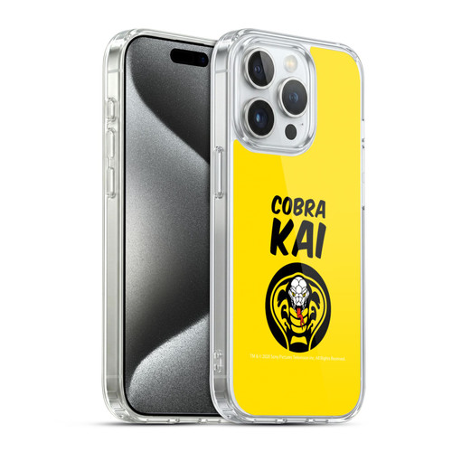 Cobra Kai Composed Art Logo 2 Soft Gel Case for Apple iPhone 15 Pro & MagSafe