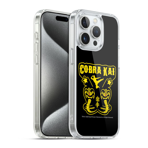 Cobra Kai Composed Art Logo Soft Gel Case for Apple iPhone 15 Pro & MagSafe