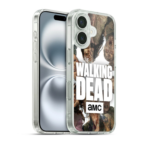 AMC The Walking Dead Logo Group Soft Gel Case for Apple iPhone 16 & MagSafe