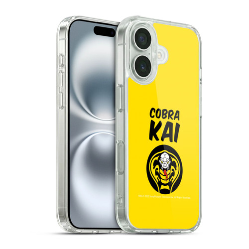 Cobra Kai Composed Art Logo 2 Soft Gel Case for Apple iPhone 16 & MagSafe