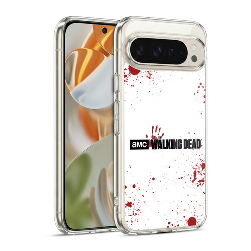 AMC The Walking Dead Logo Blood White Soft Gel Case for Google Pixel 9 / Pixel 9 Pro