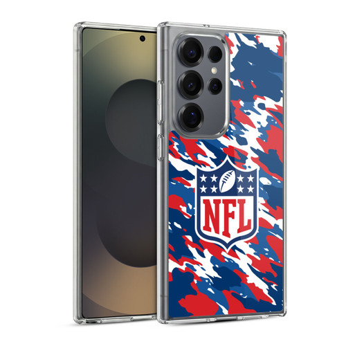 NFL Shield Camouflage Soft Gel Case for Samsung Galaxy S25 Ultra & MagSafe