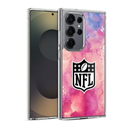 NFL Shield Watercolor Soft Gel Case for Samsung Galaxy S25 Ultra & MagSafe