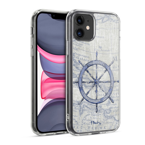 Paul Brent Nautical Vintage Wheel Soft Gel Case for Apple iPhone 11