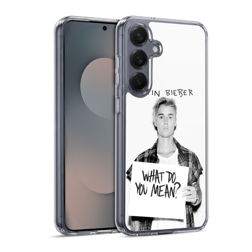 Justin Bieber Purpose What Do You Mean Photo Soft Gel Case for Samsung Galaxy S25 & MagSafe